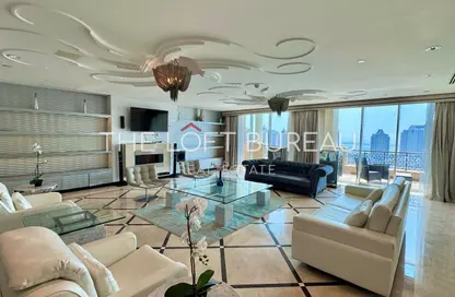 Penthouse - 7 Bedrooms for rent in Viva East - Viva Bahriyah - The Pearl Island - Doha