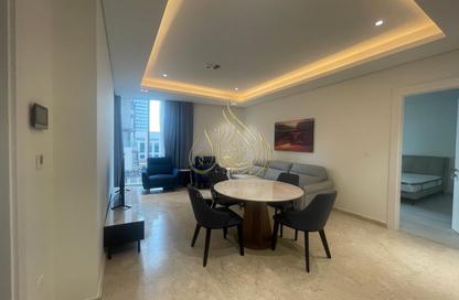 Apartment - 2 Bedrooms - 3 Bathrooms for rent in Lusail Marina Heights - Marina District - Lusail Apartment - 2 Bedrooms - 3 Bathrooms for rent in Lusail Marina Heights - Marina District - Lusail