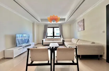 شقة - غرفة نوم - 2 حمامات للايجار في طريق بورتو الغربي - بورتو أرابيا - جزيرة اللؤلؤة - الدوحة