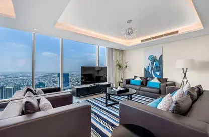 Apartment - 4 Bedrooms - 4 Bathrooms for rent in Kempinski Residences and Suites - West Bay - Doha Apartment - 4 Bedrooms - 4 Bathrooms for rent in Kempinski Residences and Suites - West Bay - Doha