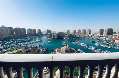 Apartment - 3 Bedrooms - 4 Bathrooms for rent in East Porto Drive - Porto Arabia - The Pearl Island - Doha