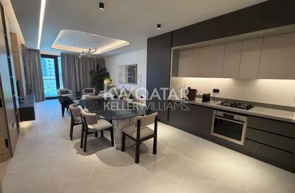 Apartment - 2 - 2 for sale in Lusail Marina Heights - Marina District - Lusail
