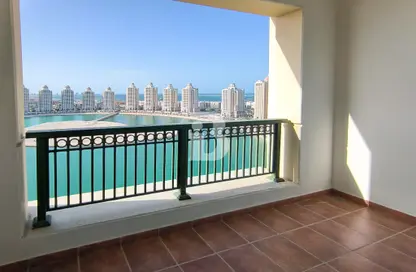 Apartment - Studio - 1 Bathroom for rent in Al Mutahidah Tower - Viva Bahriyah - The Pearl Island - Doha