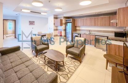 Apartment - 1 Bedroom - 2 Bathrooms for rent in Lusail Marina Heights - Marina District - Lusail