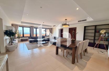 Apartment - 3 Bedrooms - 4 Bathrooms for rent in West Porto Drive - Porto Arabia - The Pearl Island - Doha