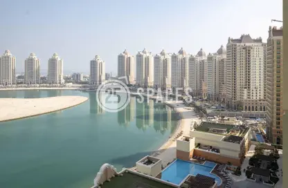 Apartment - 3 Bedrooms - 4 Bathrooms for rent in Viva East - Viva Bahriyah - The Pearl Island - Doha