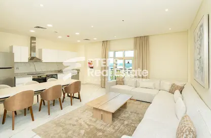 شقة - 2 غرف نوم - 2 حمامات للايجار في شقق جاردينو - جزيرة اللؤلؤة - الدوحة