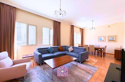 Apartment - 2 Bedrooms - 3 Bathrooms for rent in Al Rabban Tower - West Bay - West Bay - Doha