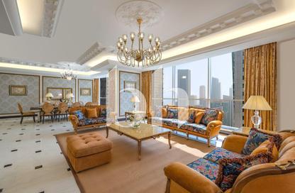 Penthouse - 3 Bedrooms - 4 Bathrooms for rent in West Bay Tower - West Bay - West Bay - Doha