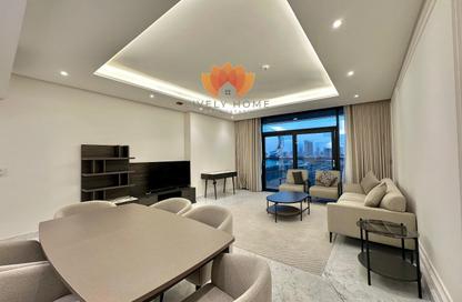 Apartment - 2 Bedrooms - 3 Bathrooms for rent in Lusail Marina Heights - Marina District - Lusail