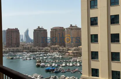 Apartment - 2 Bedrooms - 2 Bathrooms for rent in Tower 24 - Porto Arabia - The Pearl Island - Doha Apartment - 2 Bedrooms - 2 Bathrooms for rent in Tower 24 - Porto Arabia - The Pearl Island - Doha