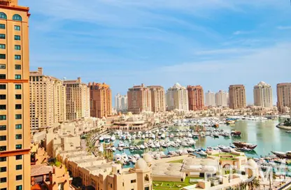 Apartment - 2 Bedrooms - 3 Bathrooms for sale in East Porto Drive - Porto Arabia - The Pearl Island - Doha