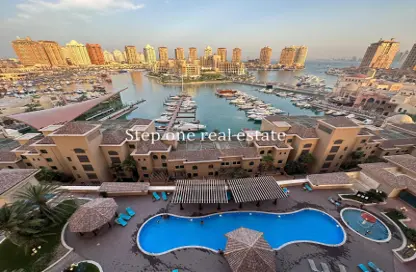 Apartment - 2 Bedrooms - 3 Bathrooms for rent in East Porto Drive - Porto Arabia - The Pearl Island - Doha
