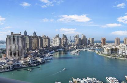 Apartment - 2 - 3 for rent in Tower 31 - Porto Arabia - The Pearl Island - Doha
