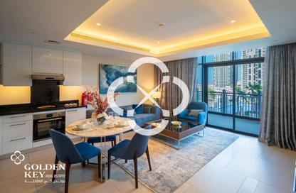 Apartment - 1 Bedroom - 1 Bathroom for rent in Abraj Bay - Abraj Quartiers - The Pearl Island - Doha