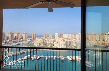 Apartment - 3 Bedrooms - 5 Bathrooms for rent in West Porto Drive - Porto Arabia - The Pearl Island - Doha