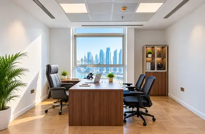 Office Space - Studio - 5 Bathrooms for rent in Al Jazeera Tower - West Bay - West Bay - Doha