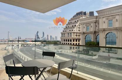 Apartment - 1 Bedroom - 2 Bathrooms for rent in C View Residence - Marina District - Lusail Apartment - 1 Bedroom - 2 Bathrooms for rent in C View Residence - Marina District - Lusail