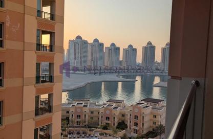 Apartment - Studio - 1 Bathroom for rent in Al Mutahidah Tower - Viva Bahriyah - The Pearl Island - Doha