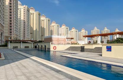 Apartment - Studio - 1 for rent in Tower 2 - Viva Bahriyah - The Pearl Island - Doha