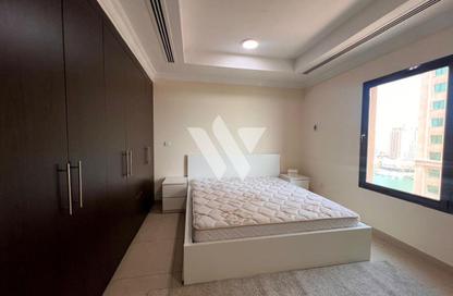 Apartment - 1 Bedroom - 2 Bathrooms for rent in East Porto Drive - Porto Arabia - The Pearl Island - Doha