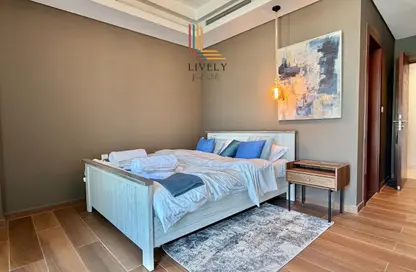 شقة - 2 غرف نوم - 4 حمامات للايجار في كريستال ريزيدنس - جزيرة جيوان - جزيرة اللؤلؤة - الدوحة