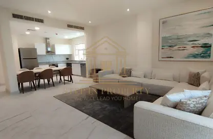 شقة - 2 غرف نوم - 3 حمامات للايجار في حدائق جاردينو - فيلات جاردينو - جزيرة اللؤلؤة - الدوحة