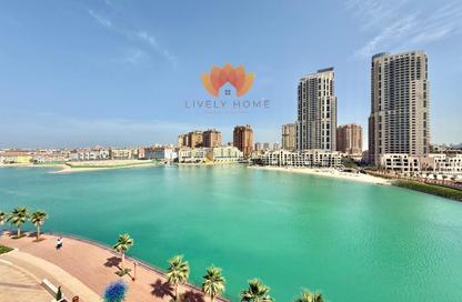 Apartment - 1 Bedroom - 2 Bathrooms for rent in Crystal Residence - Gewan Island - The Pearl Island - Doha Apartment - 1 Bedroom - 2 Bathrooms for rent in Crystal Residence - Gewan Island - The Pearl Island - Doha