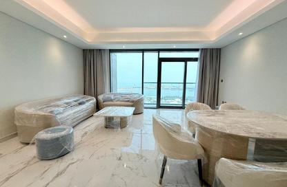 Apartment - 2 Bedrooms - 2 Bathrooms for rent in Marina Tower 21 - Marina District - Lusail