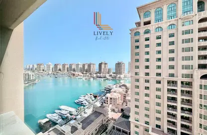 شقة - غرفة نوم - 2 حمامات للايجار في 5 تاور - بورتو أرابيا - جزيرة اللؤلؤة - الدوحة