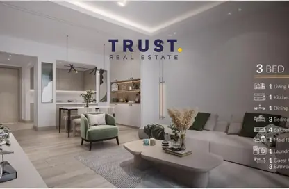 Apartment - 1 Bedroom - 2 Bathrooms for sale in Lusail Marina Heights - Marina District - Lusail