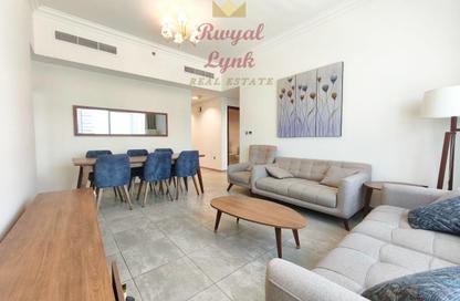 Apartment - 2 Bedrooms - 2 Bathrooms for rent in Marina Tower 07 - Marina District - Lusail
