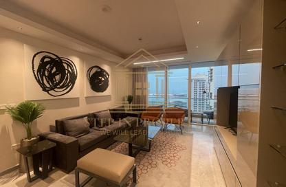 Apartment - 2 - 3 for rent in Lusail Marina Heights - Marina District - Lusail
