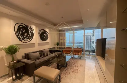 Apartment - 2 Bedrooms - 3 Bathrooms for rent in Lusail Marina Heights - Marina District - Lusail