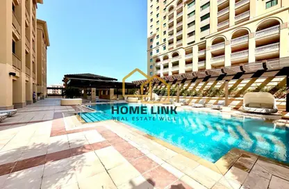 Apartment - 2 Bedrooms - 3 Bathrooms for rent in East Porto Drive - Porto Arabia - The Pearl Island - Doha