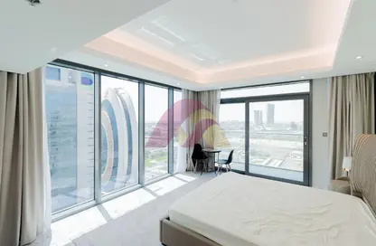 Apartment - 2 Bedrooms - 3 Bathrooms for rent in Lusail Marina Heights - Marina District - Lusail Apartment - 2 Bedrooms - 3 Bathrooms for rent in Lusail Marina Heights - Marina District - Lusail