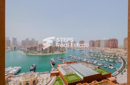 Apartment - Studio - 1 for rent in West Porto Drive - Porto Arabia - The Pearl Island - Doha
