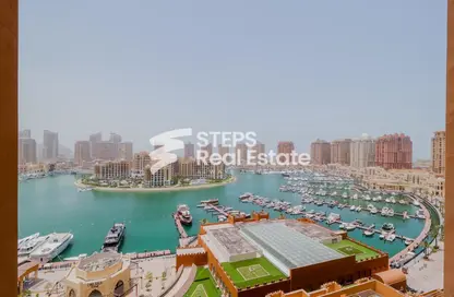 Apartment - 1 Bathroom for rent in West Porto Drive - Porto Arabia - The Pearl Island - Doha