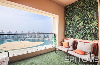 Apartment - 1 Bedroom - 2 Bathrooms for rent in Al Mutahidah Tower - Viva Bahriyah - The Pearl Island - Doha