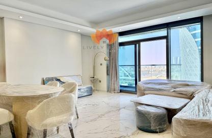 Apartment - 2 - 3 for rent in Marina Tower 23 - Marina District - Lusail