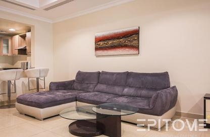 Apartment - Studio - 1 Bathroom for rent in Tower 15 - Porto Arabia - The Pearl Island - Doha