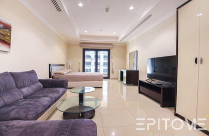 Apartment - Studio - 1 Bathroom for rent in Tower 15 - Porto Arabia - The Pearl Island - Doha