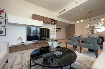 Apartment - 2 Bedrooms - 4 Bathrooms for rent in Lusail Residence - Marina District - Lusail