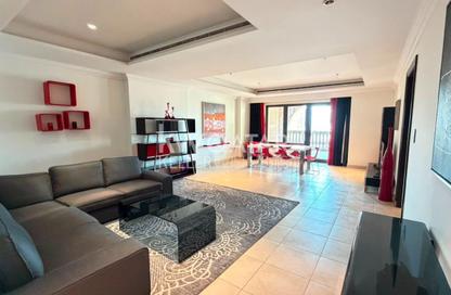 Apartment - 1 Bedroom - 2 Bathrooms for rent in East Porto Drive - Porto Arabia - The Pearl Island - Doha