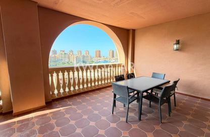 Apartment - 1 Bedroom - 2 Bathrooms for rent in East Porto Drive - Porto Arabia - The Pearl Island - Doha