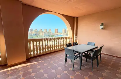 Apartment - 1 Bedroom - 2 Bathrooms for rent in East Porto Drive - Porto Arabia - The Pearl Island - Doha