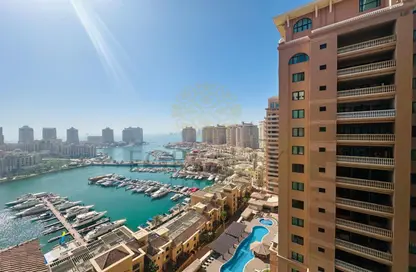 Apartment - 2 Bedrooms - 3 Bathrooms for rent in West Porto Drive - Porto Arabia - The Pearl Island - Doha