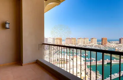 Apartment - 2 Bedrooms - 3 Bathrooms for sale in East Porto Drive - Porto Arabia - The Pearl Island - Doha