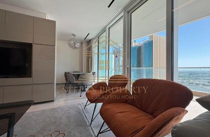 Apartment - 2 Bedrooms - 3 Bathrooms for rent in Lusail Marina Heights - Marina District - Lusail