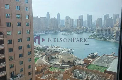 Apartment - 1 Bedroom - 2 Bathrooms for rent in Tower 28 - Porto Arabia - The Pearl Island - Doha
